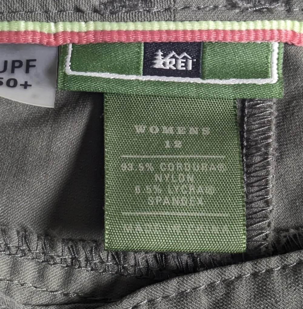 REI Olive Travel Joggers with Zip Pocket - Picture 11 of 12